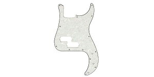 ALLPARTS�i�I�[���p�[�c�j �x�[�X�p�s�b�N�K�[�h PG-0750-055 White Pearloid Pickguard for Precision Bass