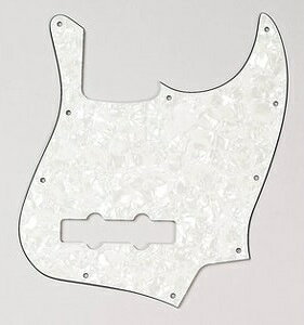ALLPARTS�i�I�[���p�[�c�j �x�[�X�p�s�b�N�K�[�h PG-0755-065 Parchment Pearloid Pickguard for Jazz Bass