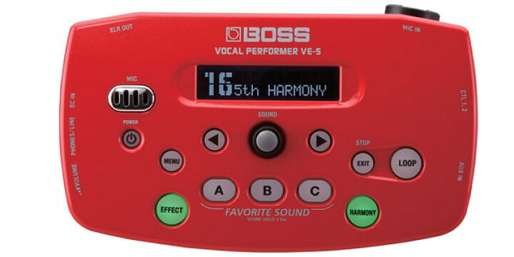 楽天市場】BOSS（ボス） ボーカルエフェクター/スタンドマウント VE-5 