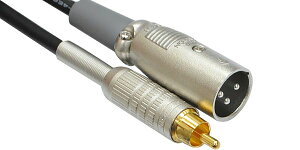 CANARE�i�J�i���j XLR�I�X-RCA�s�� RC01-X2-SA BLACK