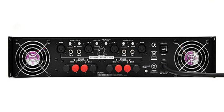 楽天市場】CLASSIC PRO（クラシックプロ） 2U パワーアンプ/4ch CP4100  