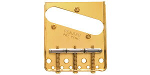 FENDER�i�t�F���_�[�j �M�^�[�p�u���b�W 3-Saddle American Vintage TL Bridge ASSY Gold