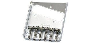 FENDER(フェンダー) ギター用ブリッジ 6-Saddle Vintage-Syle Telecaster Bridge Assembly (Chrome)