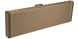 FENDER（フェンダー） ベース用ハードケース G&G Deluxe Precision Bass Hardshell Case, Brown with Gold Pl
