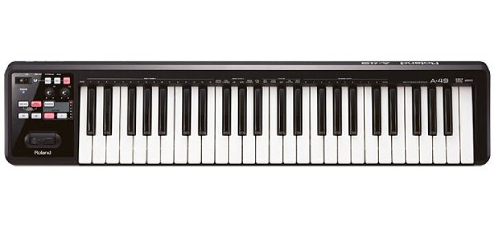 楽天市場】ROLAND（ローランド） A-49-BK MIDIキーボード 