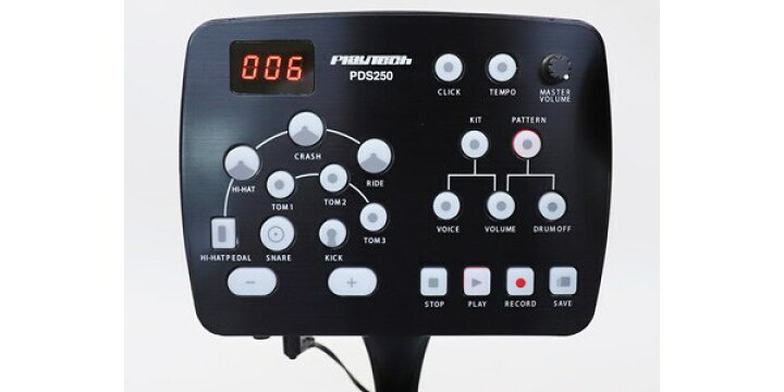 楽天市場】PLAYTECH（プレイテック） 電子ドラムセット PDS-250II 電子 
