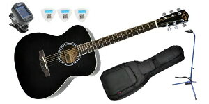 PLAYTECH(プレイテック) アコギ初心者セット ZS18SET2 BK アコースティックギター 初心者セット