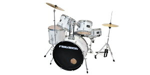 PLAYTECH(旧ZENN)(プレイテックゼン) ドラムセット ZDS3000X White