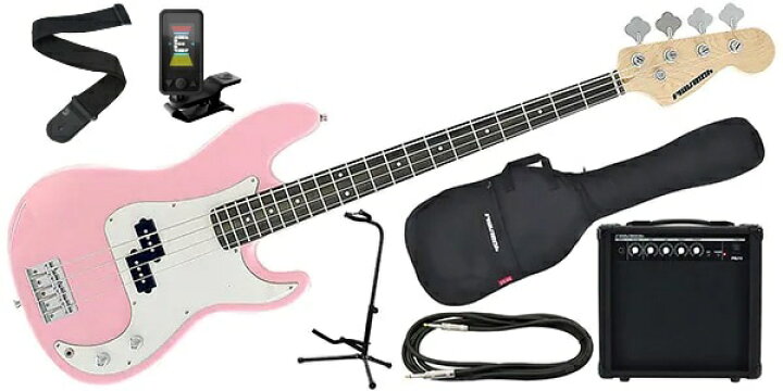 楽天市場】PLAYTECH（プレイテック） ベース初心者セット PB450 Pink 