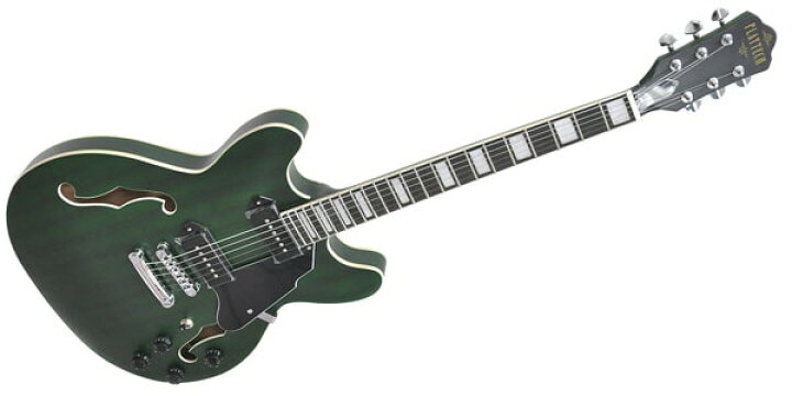 楽天市場】PLAYTECH（プレイテック） セミアコ SA20 Green : 楽器機材 