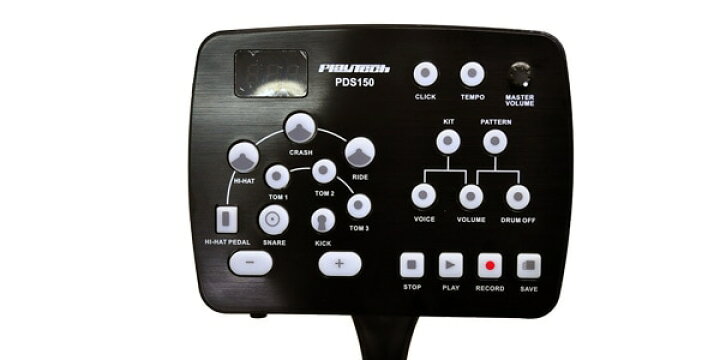 楽天市場】PLAYTECH（プレイテック） 電子ドラムセット PDS-150II 電子 