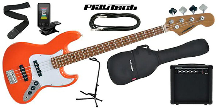 楽天市場】PLAYTECH（プレイテック） ベース初心者セット JB480 Orange