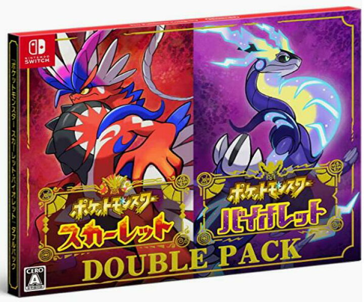 楽天市場 新品 最新版 パッケージ版 特典なし ポケットモンスター スカーレット バイオレット ダブルパック Switch Hacpzaaea Mtgames