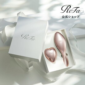 【人気のギフトBOX】リファハートブラシ & リファエールブラシ BOX ブラシ くし ツヤ ヘアアレンジ コンパクト ダメージ 持ち運び 人気 ヘアケア プチギフト 絡まない 艶髪 女性 女友達 彼女 妻 ギフト 誕生日 プレゼント ギフトセット