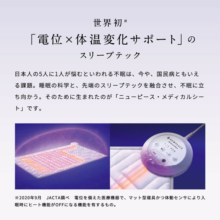 楽天市場】NEWPEACE Medical Sheet ニューピース メディカルシート 