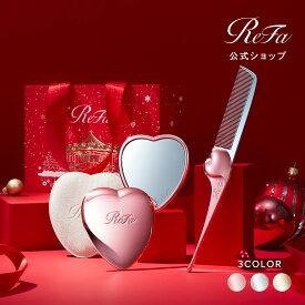 【クリスマス限定ショッパー付き】リファハートミラー + リファハートコーム アイラ くし ブラシ ギフト プレゼント コンパクト ミラー 持ち歩き 手鏡 プチギフト かわいい 女性 彼女 妻 誕生日 ReFa 新作
