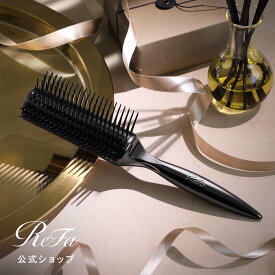 リファアークブラシ 髪の毛 静電気 ダメージ 髪の毛 誕生日 プレゼント ギフト ドライヤー ドライブラシ くし ツヤ サラサラ ボリューム まとまる 絡まり 柄付き ブロー ReFa 耐熱 帯電防止 濡れ髪にも使える