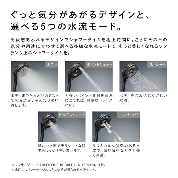 楽天市場】【花粉の気になる時期におすすめ】 リファ公式 シャワー 
