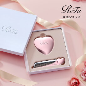 プレゼントに！【リファハート セレクション】 ハートコーム アイラ ＆ ハートミラー 誕生日 プレゼント ギフト ヘアコーム くし ヘアブラシ コンパクトコーム 手鏡 ミラー 持ち運び ポケットサイズ 身だしなみ 入学 卒業祝い