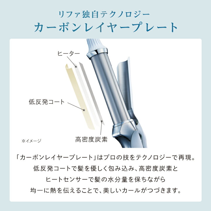 楽天市場】カールアイロン ＼国内シェア&楽天 No.1／ 《ReFa公式店 