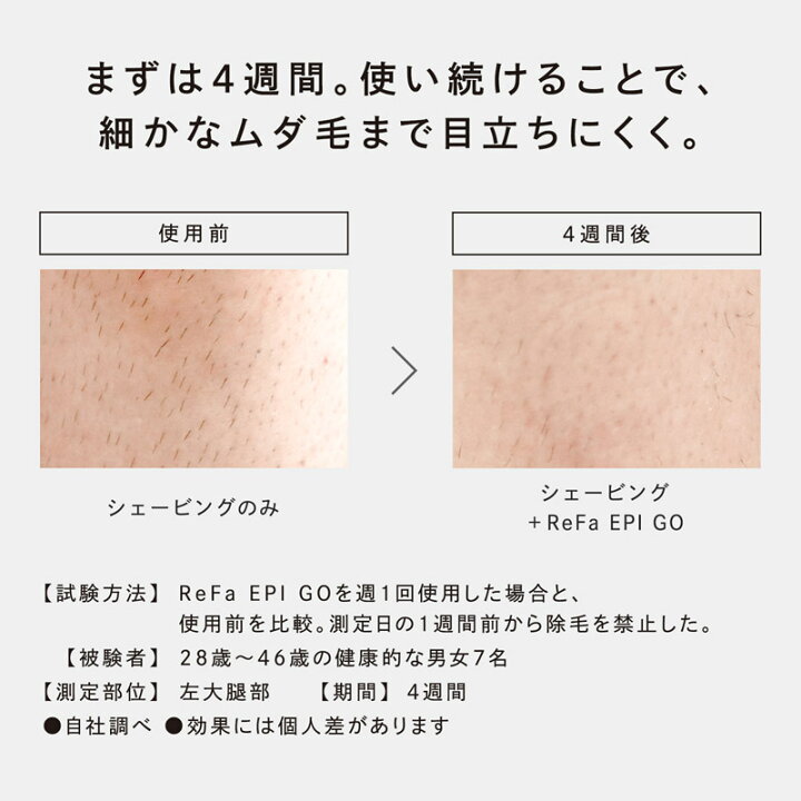 楽天市場】光美容器 ムダ毛 リファ エピ ゴー ReFa EPI GO 全身ケア 