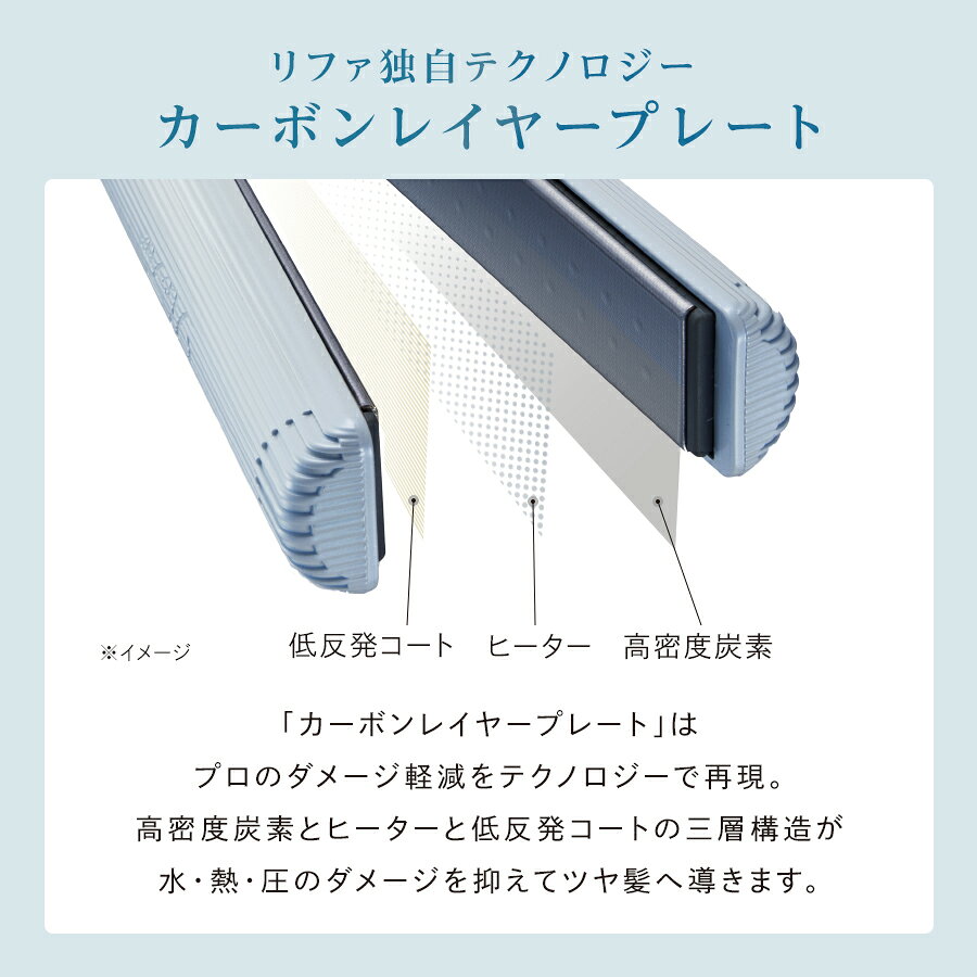 【ReFa公式店】楽天総合1位 リファ ストレートアイロン プロ STRAIGHT IRON PRO ツヤ髪 海外対応 ヘアアイロン コテ プレゼント ギフト 無料保証 ツヤ 傷みにくい ダメージレス ヘアケア 誕生日 記念日 梅雨対策 湿気 MTG 365日ダメージレス - メイン画像 16