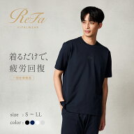 リファ リカバリーウェア Tシャツ バイタルテック コンフォートジャージー クルーネックTシャツ ルームウ…