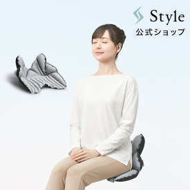 スタイル ポータブル シート Style Potable Seat 【メーカー公式店】 MTG 姿勢 補正 姿勢ケア クッション 正規品 テレワーク 在宅 在宅勤務 空気で膨らませる 持ち運び プレゼント　SNI