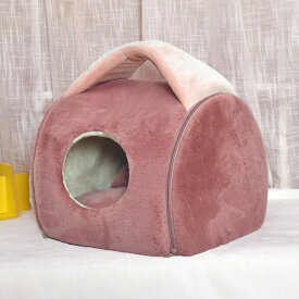 ペット ベッド ペット ハウス　ペット ベッド　ドーム型 ペット ベッド 冬 犬 猫 暖かい ハウス ふわふわ Sサイズ Mサイズ　4色　送料無料