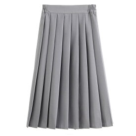 制服 スカート プリーツ【全3色】スクール スカート 無地 プリーツ スカート 膝下 ミモレ丈 高校生 中学生 学生 学校 通学 女子 人気 入学 高校 中学 スクール 女子高生 制服 学生服 大きいサイズ ブラック ネイビー グレー XS S M L XL 2XL 3XL 4XL 5XL 送料無料