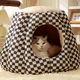 【300円OFF】部分即納 ペットベッド 猫 ペット ベッド ドームハウス ペットベッド ドーム型 ベッド ドーム ハウス カボチャペットテント クッション付き ペット用寝袋 ペット用品保温防寒 洗える 寒さ対策 滑り止め 半密閉式 もこもこ あったか ぐっすり眠れる 送料無料