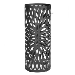 SONGMICS 傘立て おしゃれ アイアン 北欧 大容量 シンプル かさたて 傘たて 傘立 モノトーン アンブレラホルダー アンブレラスタンド アンティーク コンパクト かさ立て 玄関収納