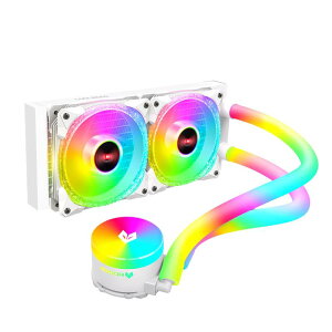yX[{zCOOLMOON z[XLED ȈՐN[[ 240 mm CPUN[[ LED ARGB 5v 3pin LGA1700/1200/115X AMD:AM4\PbgɑΉ 4pin PWM t@