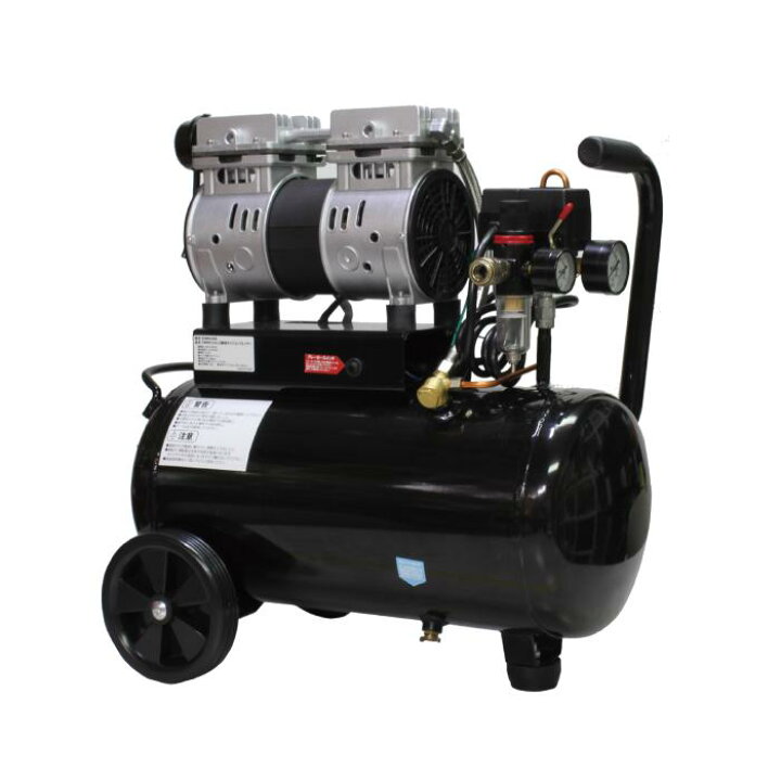 楽天市場】MTO 24L静音オイルレスコンプレッサー 黒 DZW024BKM 