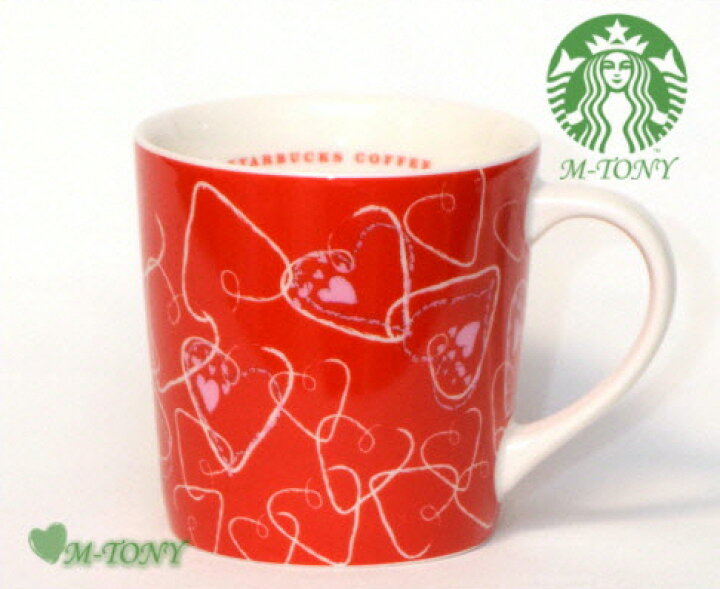 楽天市場】Starbucks スターバックスバレンタイン ハート マグカップ 