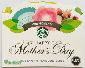 [送料無料]Starbucks スターバックスアメリカカード Mini Moments - Mothers Day 2013米国カード/送料無料/クリックポスト発送/ギフト包装/海外限定品/日本未発売/スタバ/タンブラー/マグ/クリスマス/バレンタイン/ハロウィン