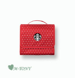 Starbucks スターバックスクリスマス トラベル ポーチXmas travel pouchレッド ドット ☆ 海外限定品/日本未発売/スタバ/タンブラー/スタバタンブラー/スタバマグ/マグカップ/クリスマス/バレンタイン/ハロウィン/Xmas