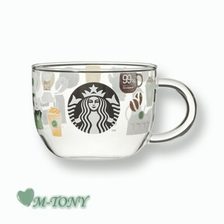楽天市場】Starbucks スターバックス耐熱グラスマグ スターバック 