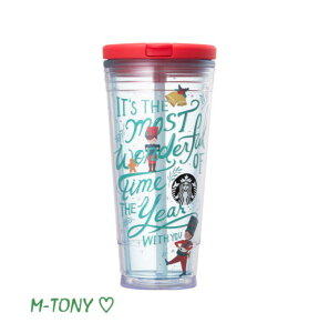 Starbucks スターバックス ピア ホリデー レッドコールドカップ タンブラー591ml ☆ 海外限定品/日本未発売/スタバ/タンブラー/スタバタンブラー/スタバマグ/マグカップ/クリスマス/バレンタイ