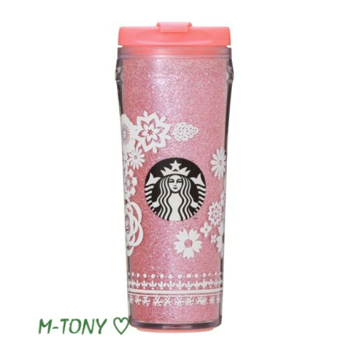 楽天市場 Starbucks スターバックスホリデー タンブラー グリッターピンク355ml スタバ タンブラー スタバタンブラー スタバマグ マグカップ クリスマス バレンタイン ハロウィン Xmas M Tony