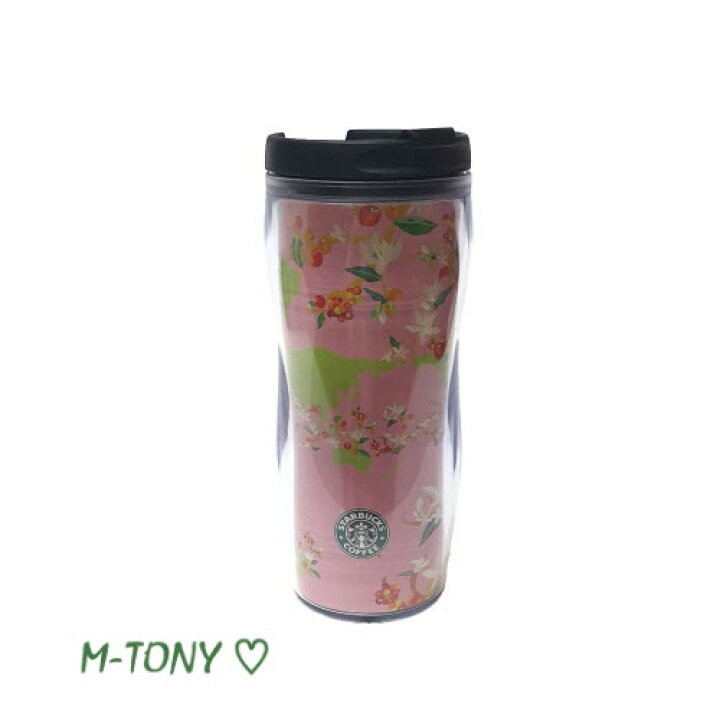楽天市場 Starbucks スターバックスコーヒー フラワー タンブラー ピンク350ml スタバ タンブラー スタバタンブラー スタバマグ マグカップ クリスマス バレンタイン ハロウィン M Tony