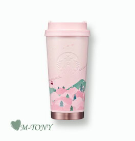 Starbucks スターバックス2022 SS ステンレス さくら ピンク エルマ タンブラーSS cherry blossom pink elma tumbler473ml(16oz) 海外限定品/日本未発売/スタバ/タンブラー/スタバタンブラー/スタバマグ/マグカップ/spring/SAKURA