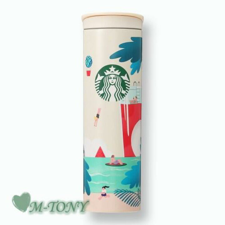 楽天市場】Starbucks スターバックスステンレスボトル スイカビーチ 