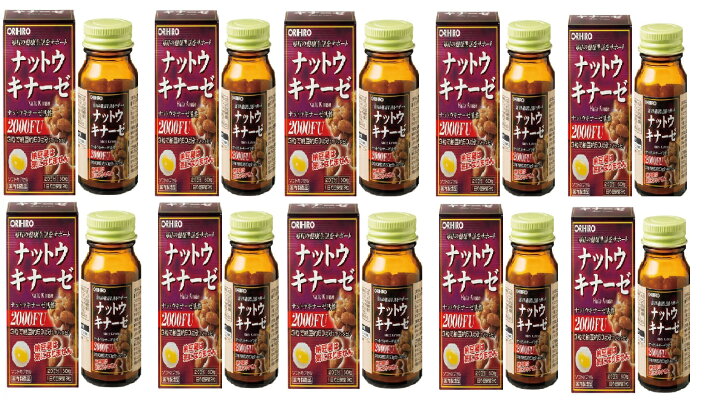 楽天市場】オリヒロ ナットウキナーゼカプセル2000 60粒 10個セット 