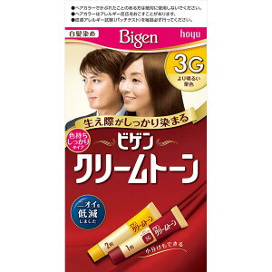 z[[@rQ@N[g[@߁@N[^Cv@3G@薾邢IF@ Hoyu Bigen Cream Tone Partial Dye Cream Type 3G Lighter Chestnut Gray Hair Dye