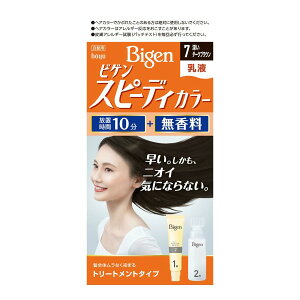 ��򕔊O�i�z �r�Q���@�X�s�[�f�B�J���[�@���t�@7�@�u���E���@�y40g+60ml�z(�z�[���[)Quasi-drug] Bigen Speedy Color Milk 7 Brown [40g+60ml] (Hoyu)
