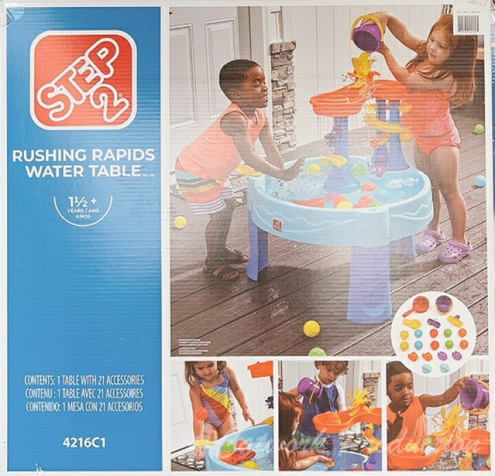 楽天市場】2022年版 ステップ2 ラッシング ラピッズ ウォーターテーブル 水遊び Step2 Rushing Rapids Water Table 1歳半〜 水あそび おとこのこ おんなのこ 庭あそび おもちゃ おうち時間 コストコ Costco 【配送種別A】 : MTTストア 楽天市場店
