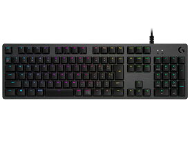 ロジクール キーボード G512 Carbon RGB Mechanical Gaming Keyboard (Tactile) G512r-TC [ブラック] 【配送種別A】