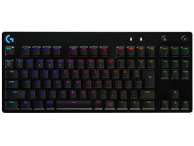 ロジクール キーボード PRO X Gaming Keyboard G-PKB-002 青軸 [ブラック] 【配送種別A】