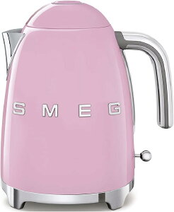 SMEG �d�C�|�b�g�E�d�C�P�g�� KLF03PKJP [Pink] �C�^���A�u�����h �X�e�����X �J���L�t�B���^�[ SMEG �X���b�O �d�C�P�g�� ���g���V���[�Y 1.7L �L�b�`���Ɠd �f�U�C���Ɠd �|�b�g ���������� �y�z��